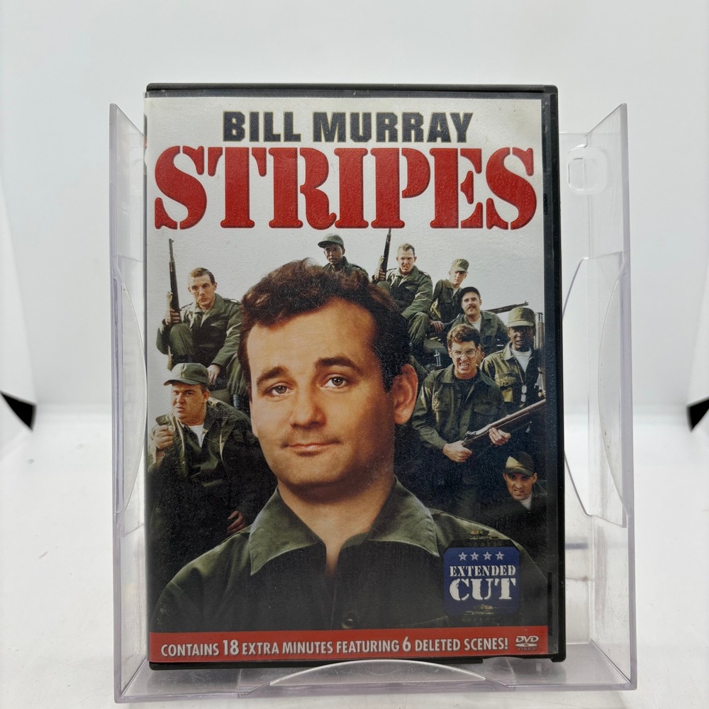 Stripes DVD Extended Cut Bill Murray Harold Ramis John Candy 80s Comedy Movie